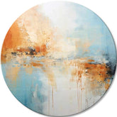 Okrúhle obrazy s akrylom Abstraktné ráno | rôzne rozmery | rôzne rozmery